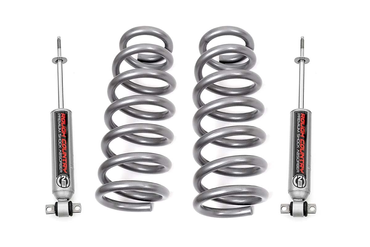 Ram 1500 Classic Suspension Lift Kit - Front - Rough Country - N3 Shocks / M1 Monotubes - '19-'23